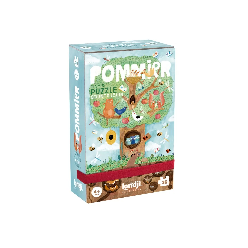 Φωτογραφία προϊόντος: Londji Tiny Puzzles Count and Learn 36 pcs Pommier