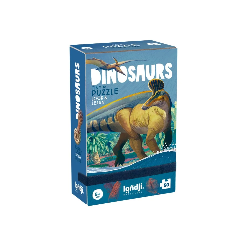 Φωτογραφία προϊόντος: Londji Tiny Puzzles Look and Learn - 50 pcs - Dinosaurs