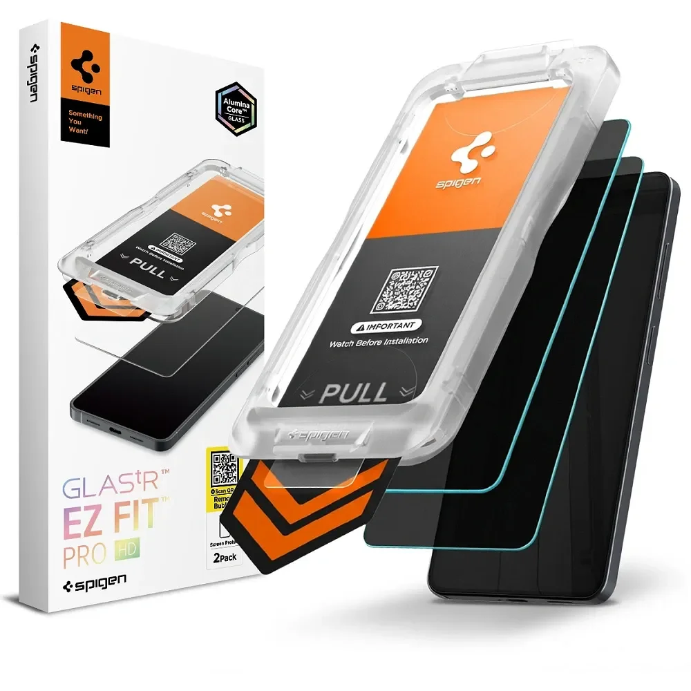 Φωτογραφία προϊόντος: Spigen GLAS.TR “EZ Fit Pro AC” HD 2‑Pack Samsung Galaxy S26+ Plus Privacy