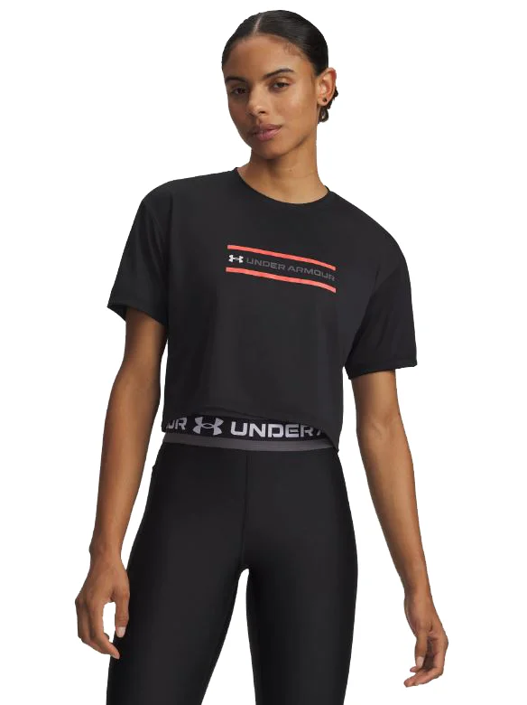 Φωτογραφία προϊόντος: Under Armour UA W Tech Branded Crop SS (6009987-001) ΜΠΛΟΥΖΑ