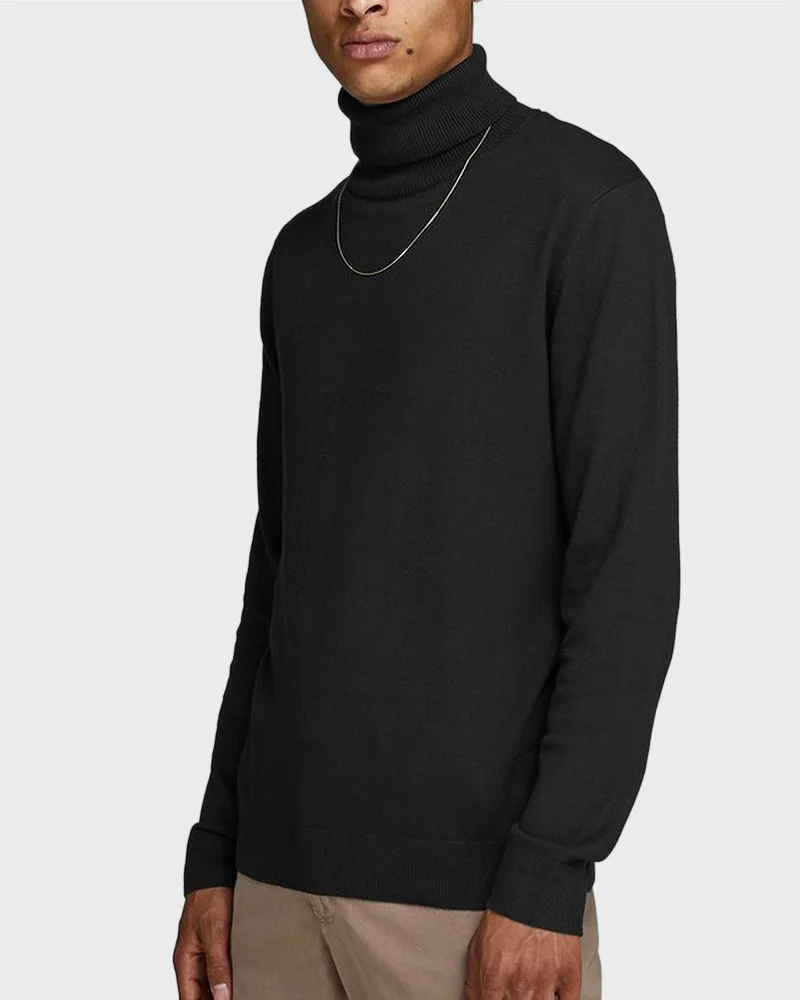 Φωτογραφία προϊόντος: Jack & Jones Ανδρικό Πουλόβερ Ζιβάγκο - 12157417 ΜΑΥΡΟ