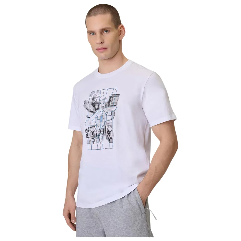Φωτογραφία προϊόντος: 4F M TSHIRT M2664 (4FWSS26TTSHM2664-10S) ΜΠΛΟΥΖΑ