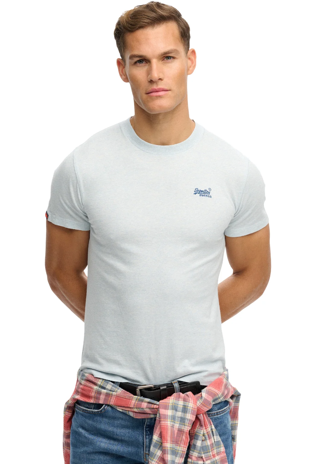 Φωτογραφία προϊόντος: SUPERDRY M ESSENTIAL LOGO EMB TEE (M1011245A-J7I) ΜΠΛΟΥΖΑ