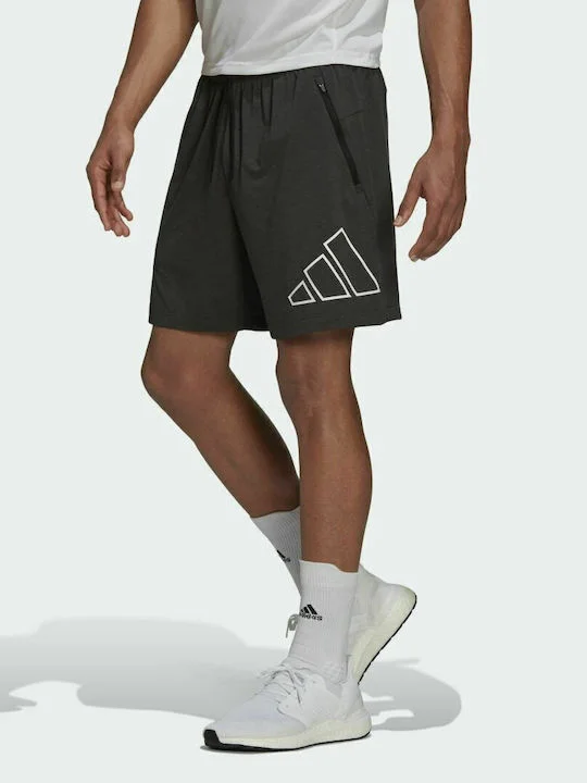Φωτογραφία προϊόντος: Adidas Train Icons 3-Bar Training Αθλητική Ανδρική Βερμούδα HD3545 ΜΑΥΡΟ