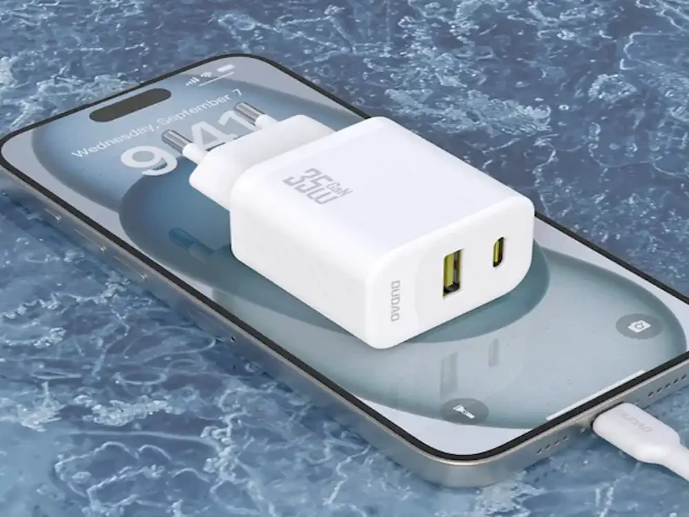 Φωτογραφία προϊόντος: Φορτιστής Dudao A27 35W x1 Type-C x1 USB Fast Charge Άσπρο