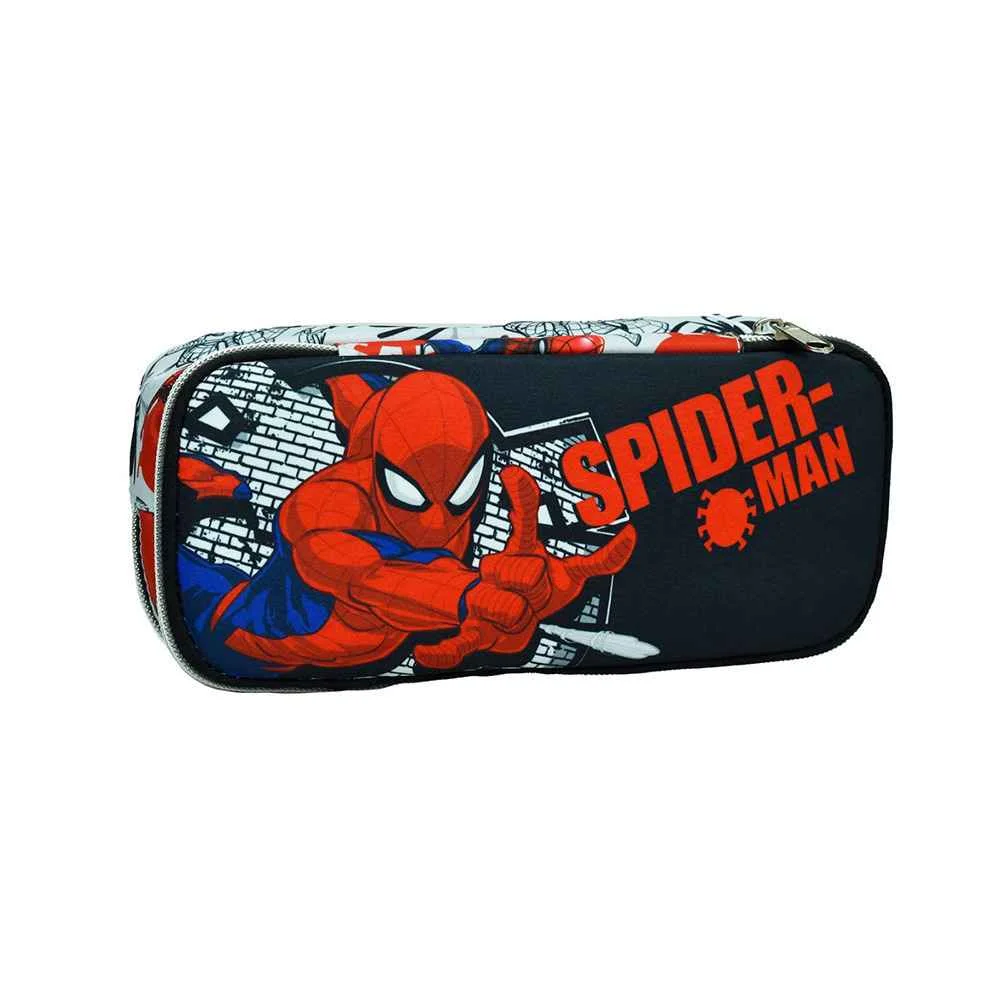 Φωτογραφία προϊόντος: Κασετίνα Gim Oval Spiderman Spider Wall 337-07144