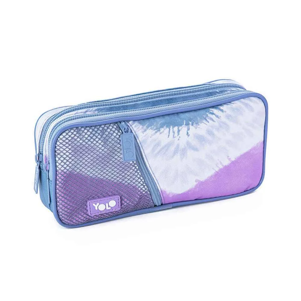 Φωτογραφία προϊόντος: Yolo Κασετίνα Με 3 Θήκες Tie Dye Purple 90109