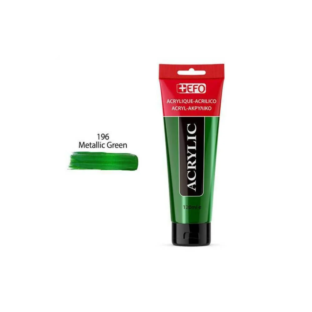 Φωτογραφία προϊόντος: +Efo Acrylic 120ml 196 Metallic Green 389196