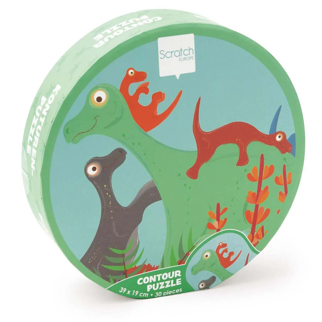 Φωτογραφία προϊόντος: Scratch DINO COMPACT PUZZLE 30pcs