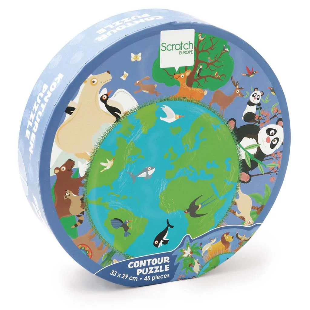 Φωτογραφία προϊόντος: Scratch WORLD COMPACT PUZZLE 45pcs