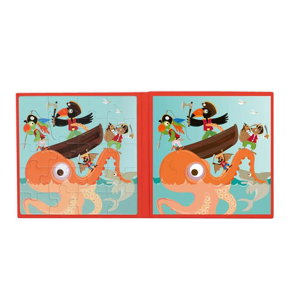 Φωτογραφία προϊόντος: Scratch PIRATES MAGNETIC PUZZLE BOOK TO GO