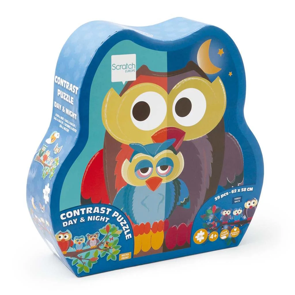 Φωτογραφία προϊόντος: Scratch PUZZLE 2-SIDED OWL 39pcs