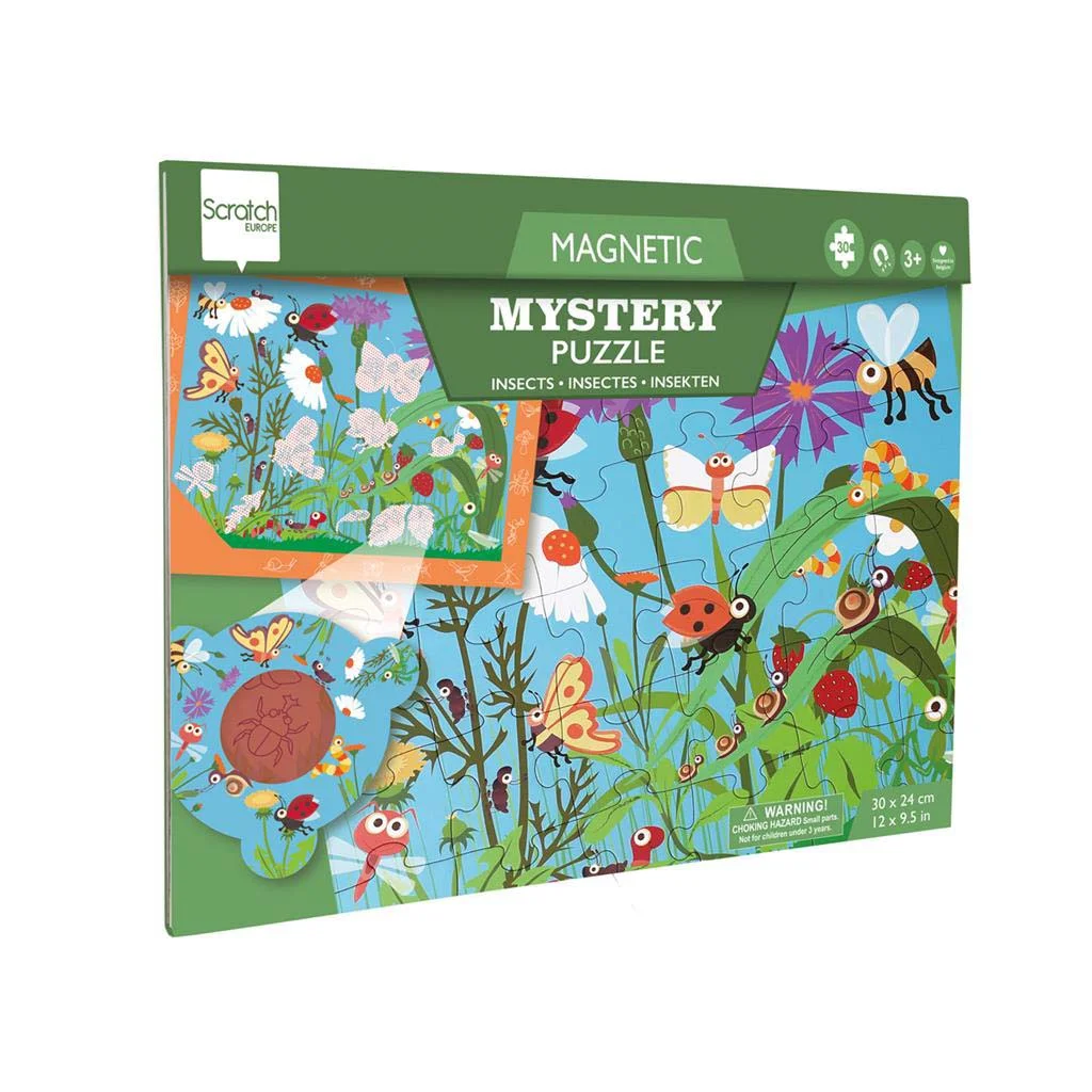 Φωτογραφία προϊόντος: Scratch MAGNETIC PUZZLE MYSTERY-INSECT 30pcs