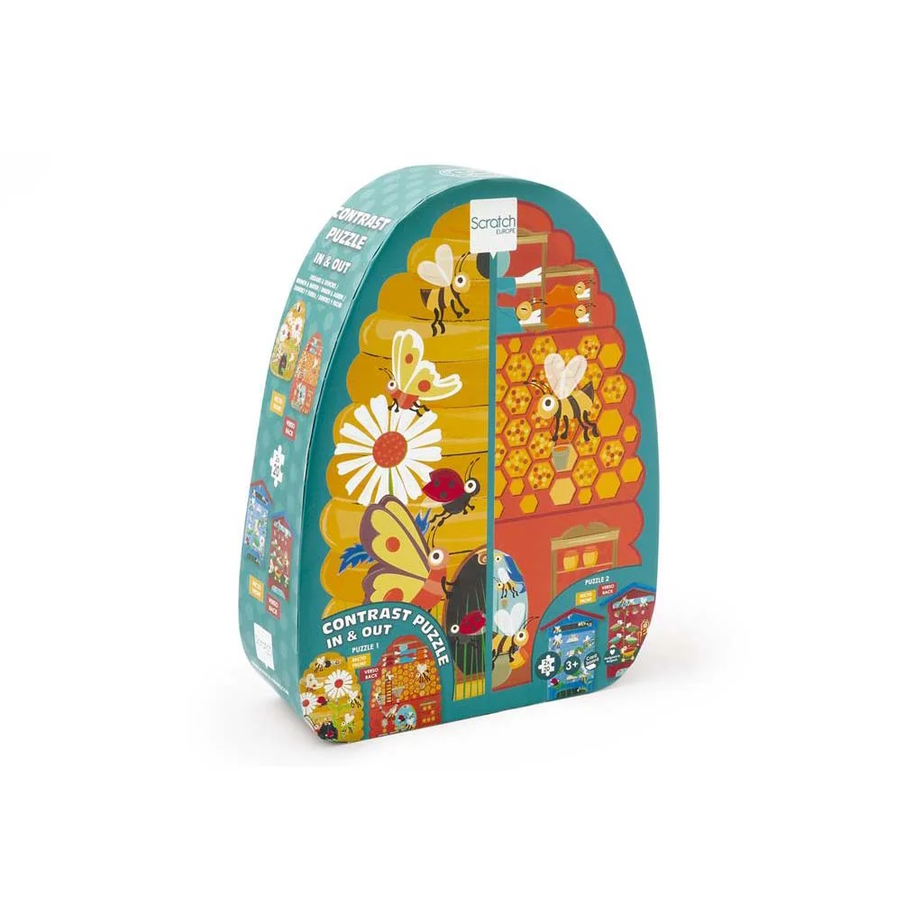 Φωτογραφία προϊόντος: Scratch PUZZLE 2-SIDED BEE IN+OUT