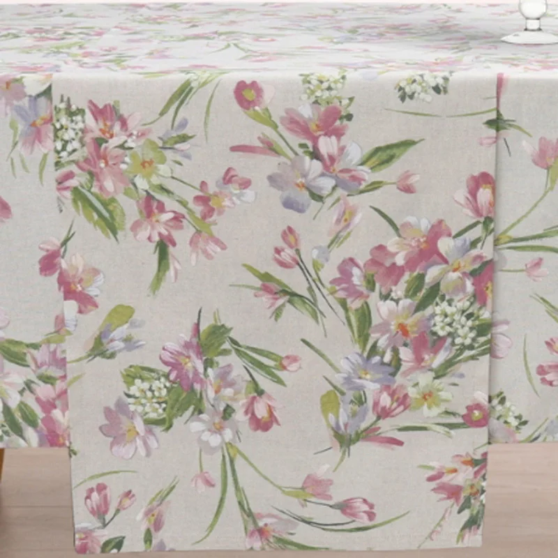Φωτογραφία προϊόντος: Τραβέρσα 40x160 Dimeco Floral Pink 40x160