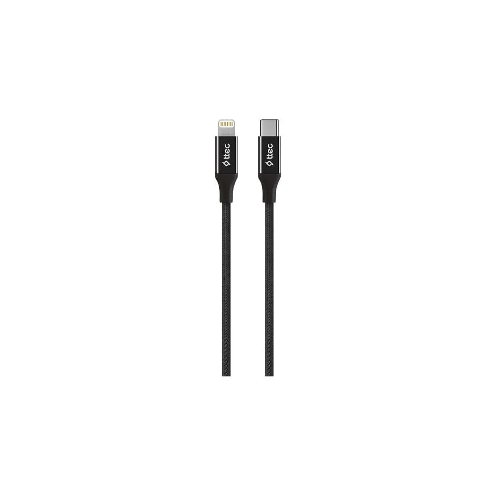 Φωτογραφία προϊόντος: ttec AlumiCable Type C - Lightning Fast Charging Cable 150cm Black (2DK41S) (TTEC2DK41S)