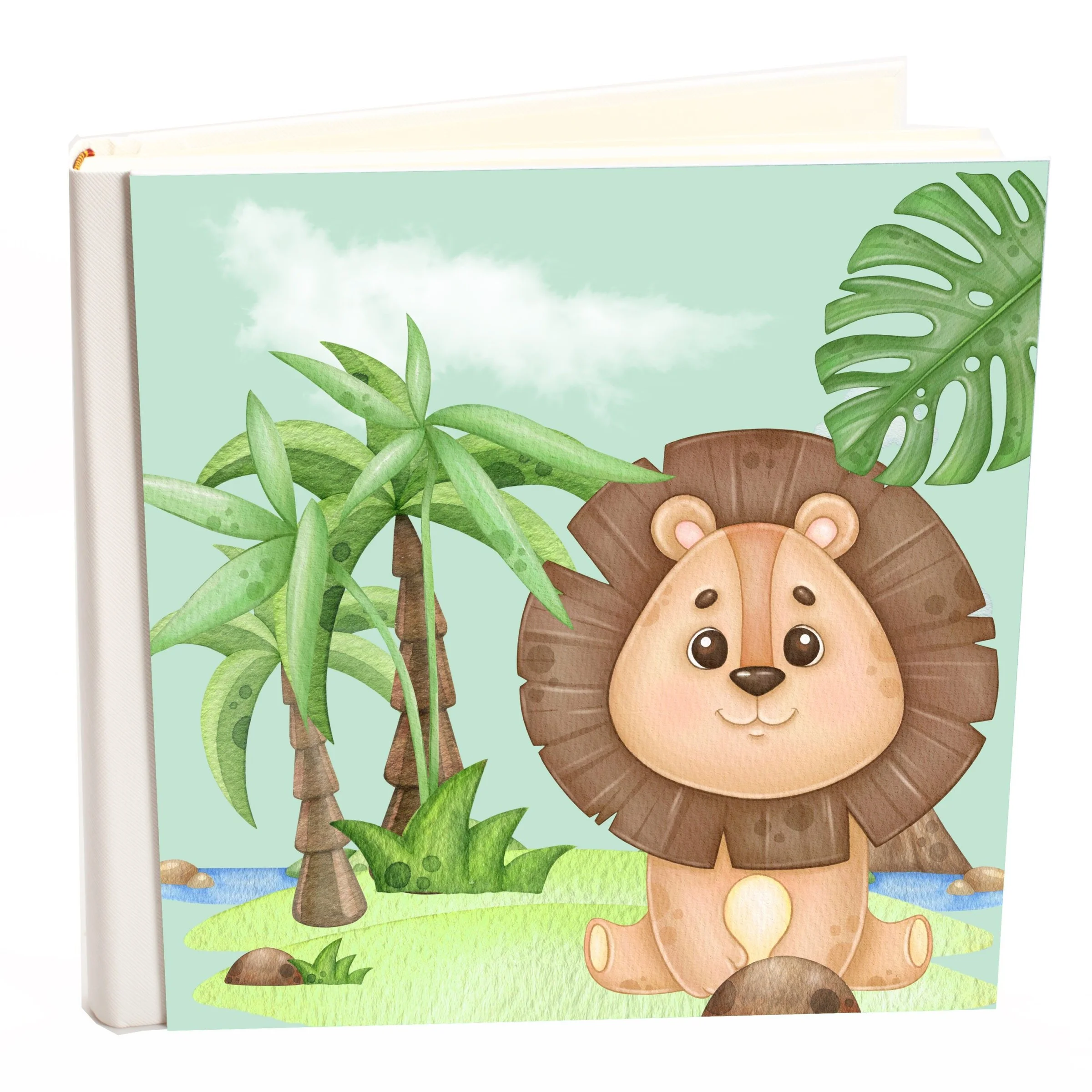 Φωτογραφία προϊόντος: HOPER Άλμπουμ my album Lion 1 boho style με ριζόχαρτο 35x35cm και κουτί άλμπουμ