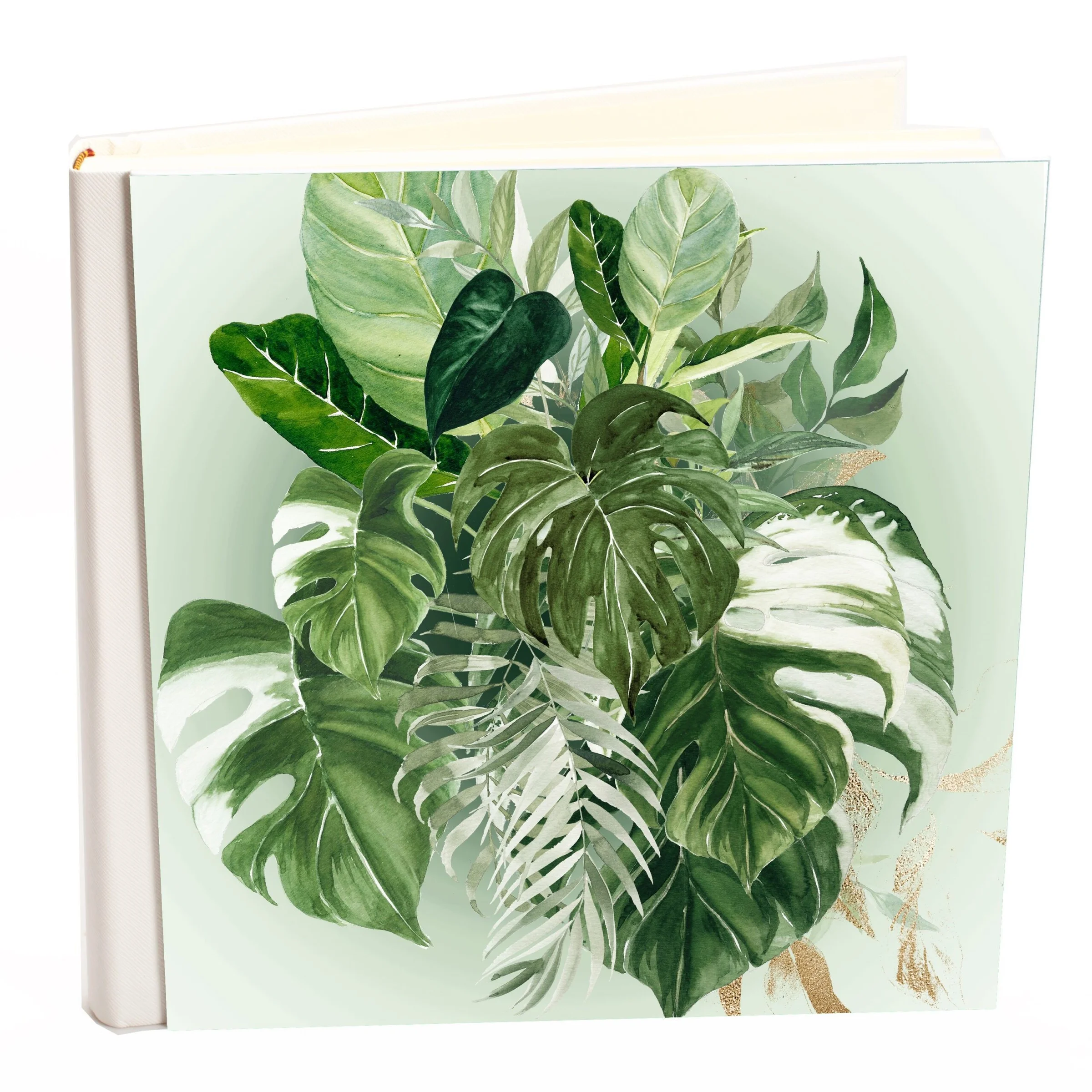 Φωτογραφία προϊόντος: HOPER Άλμπουμ my album Μονστέρα boho style με ριζόχαρτο 35x35cm και κουτί άλμπουμ