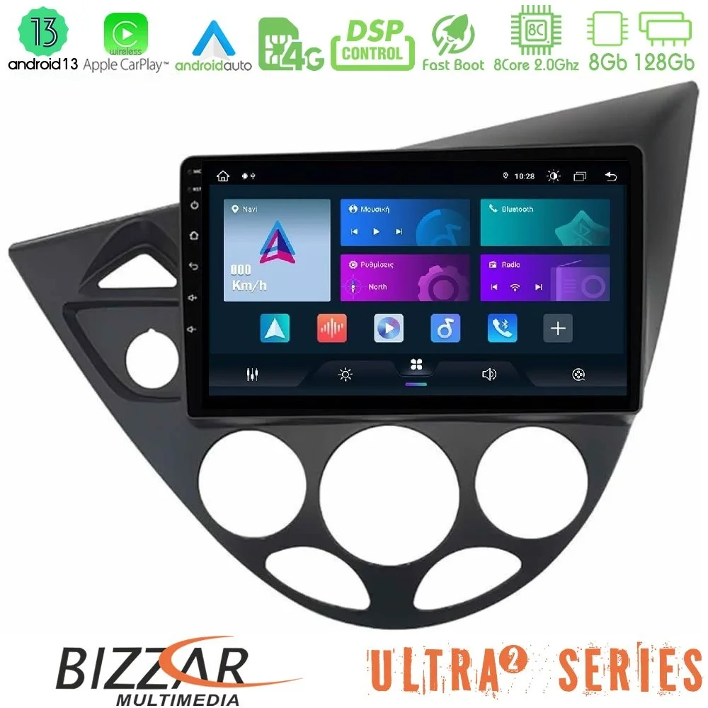 Φωτογραφία προϊόντος: Bizzar Ultra Series Ford Focus 1999-2004 8core Android13 8+128GB Navigation Multimedia Tablet 9