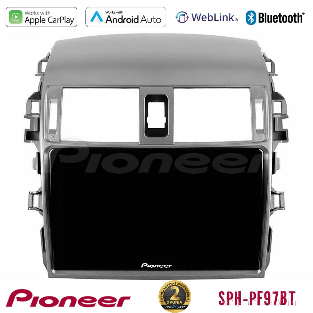 Φωτογραφία προϊόντος: Pioneer SPH-PF97BT Series Toyota Corolla 2008-2010 Multimedia Station 9 (Tablet Style) Με Carplay & Android Auto
