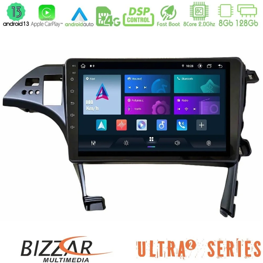 Φωτογραφία προϊόντος: Bizzar Ultra Series Toyota Prius 2010-2015 8core Android13 8+128GB Navigation Multimedia Tablet 9