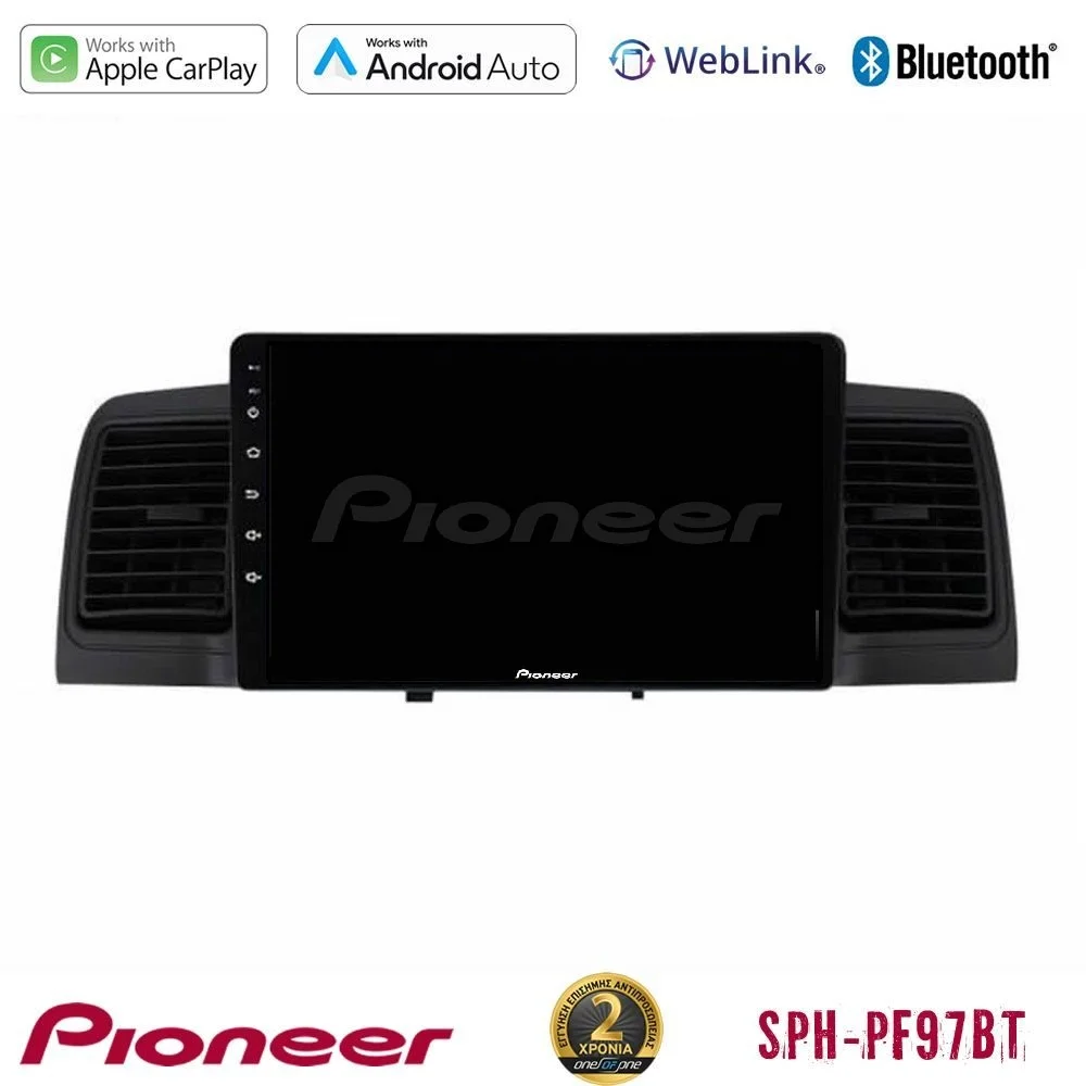 Φωτογραφία προϊόντος: Pioneer SPH-PF97BT Series Toyota Corolla 2002-2006 Multimedia Station 9 (Tablet Style) Με Carplay & Android Auto