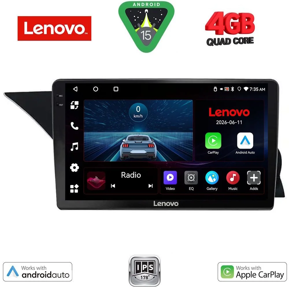 Φωτογραφία προϊόντος: LENOVO LVE 8412_CPAA (NTG 4.5) (9inc) MULTIMEDIA TABLET for MERCEDES GLK (X204) mod. 2013-2017
