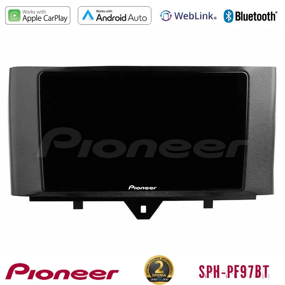 Φωτογραφία προϊόντος: Pioneer SPH-PF97BT Series Smart 451 Facelift Multimedia Station 9 (Tablet Style) Με Carplay & Android Auto