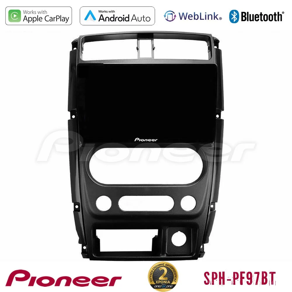 Φωτογραφία προϊόντος: Pioneer SPH-PF97BT Series Suzuki Jimny 2007-2017 Multimedia Station 9 (Tablet Style) Με Carplay & Android Auto