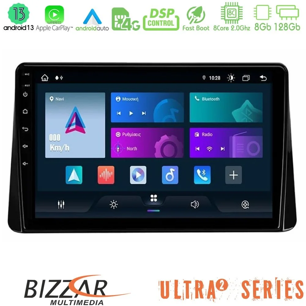 Φωτογραφία προϊόντος: Bizzar Ultra Series Mitsubishi Eclipse Cross 2018-2023 8core Android13 8+128GB Navigation Multimedia Tablet 9