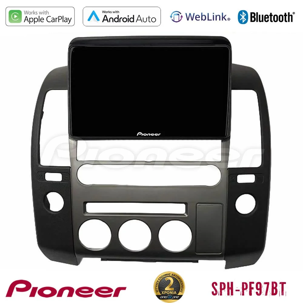 Φωτογραφία προϊόντος: Pioneer SPH-PF97BT Series Nissan Navara D40 2006-2012 (με εργ.οθόνη) Multimedia Station 9 (Tablet Style) Με Carplay & Android Auto