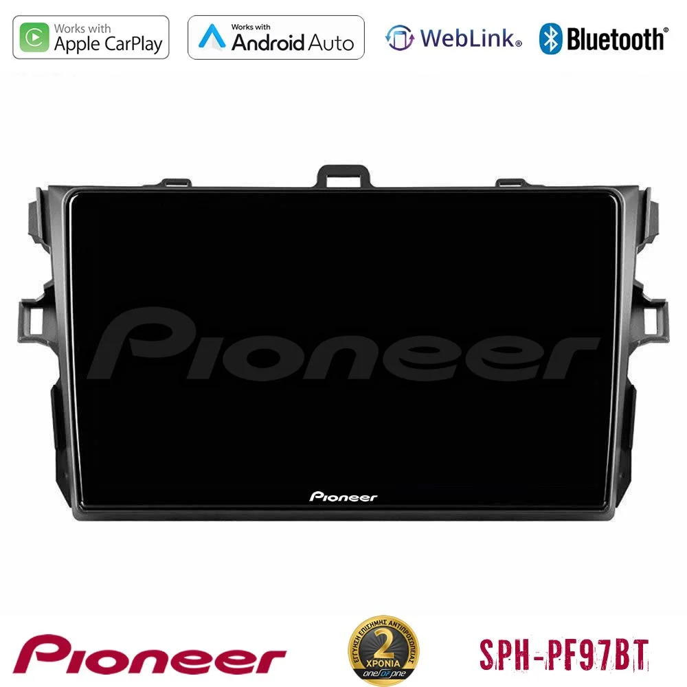 Φωτογραφία προϊόντος: Pioneer SPH-PF97BT Series Toyota Corolla 2007-2012 Multimedia Station 9 (Tablet Style) Με Carplay & Android Auto