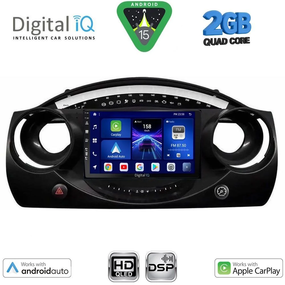 Φωτογραφία προϊόντος: DIGITAL IQ BXC 3063_CPAA (9inc) MULTIMEDIA TABLET for MINI COOPER (R50-R52-R53) mod. 2000-2006