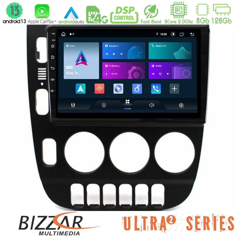 Φωτογραφία προϊόντος: Bizzar Ultra Series Mercedes ML Class (W163) 1998-2005 8core Android13 8+128GB Navigation Multimedia Tablet 9