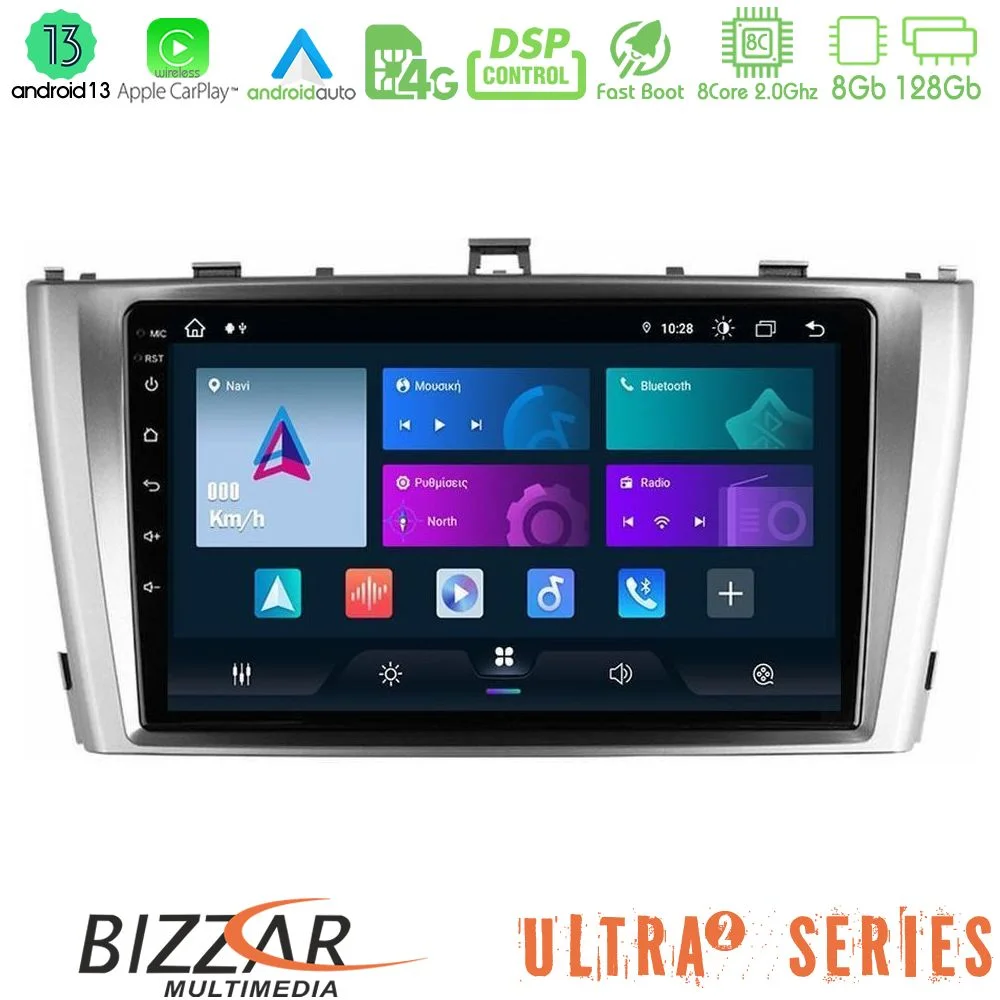 Φωτογραφία προϊόντος: Bizzar Ultra Series Toyota Avensis T27 8core Android13 8+128GB Navigation Multimedia Tablet 9