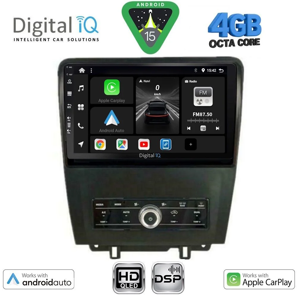 Φωτογραφία προϊόντος: DIGITAL IQ BXF 16165_CPAA (9inc) MULTIMEDIA TABLET for FORD MUSTANG mod. 2010-2015