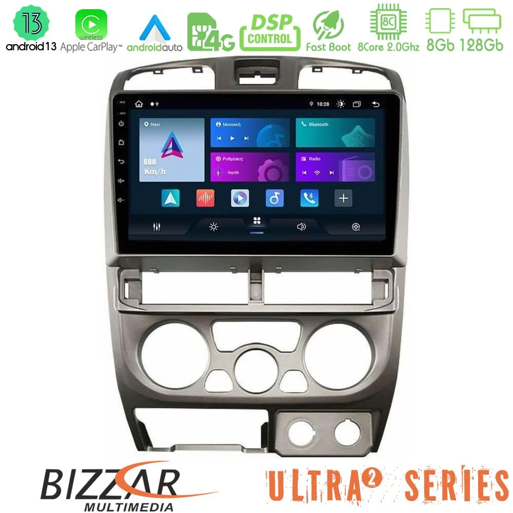 Φωτογραφία προϊόντος: Bizzar ULTRA Series Isuzu D-Max 2004-2006 8core Android13 8+128GB Navigation Multimedia Tablet 9