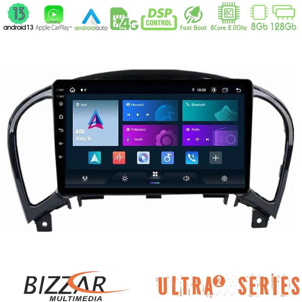 Φωτογραφία προϊόντος: Bizzar Ultra Series Nissan Juke 8core Android13 8+128GB Navigation Multimedia Tablet 9