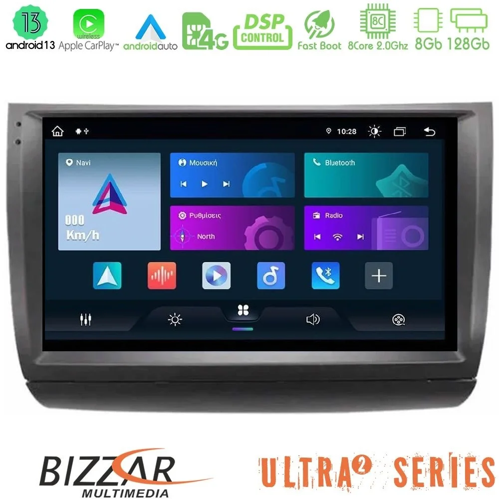 Φωτογραφία προϊόντος: Bizzar Ultra Series Toyota Prius 2004-2009 8core Android13 8+128GB Navigation Multimedia Tablet 9