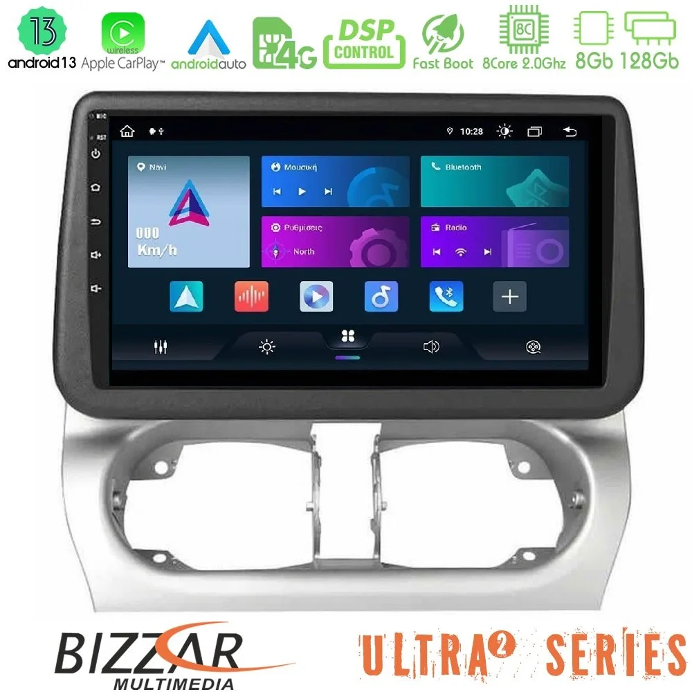 Φωτογραφία προϊόντος: Bizzar Ultra Series Opel Corsa C/Combo C 8core Android13 8+128GB Navigation Multimedia Tablet 9