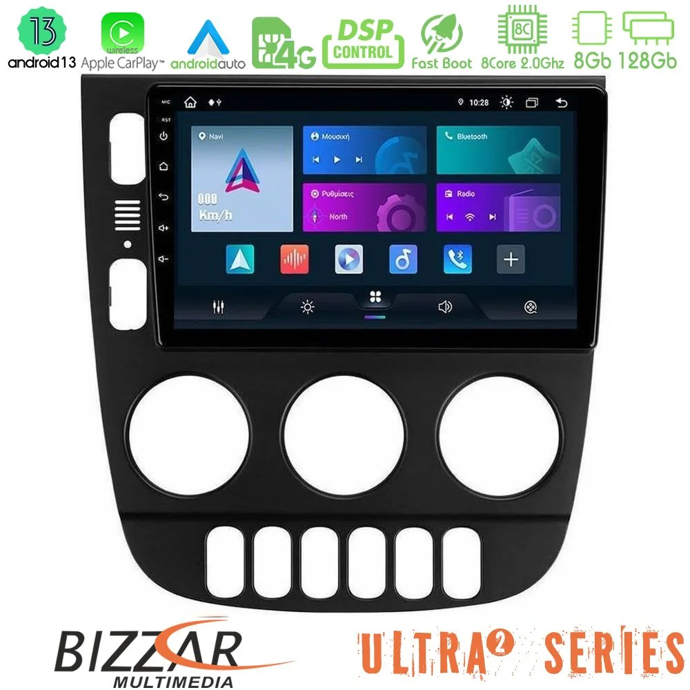 Φωτογραφία προϊόντος: Bizzar Ultra Series Mercedes ML Class 1998-2005 8Core Android13 8+128GB Navigation Multimedia Tablet 9