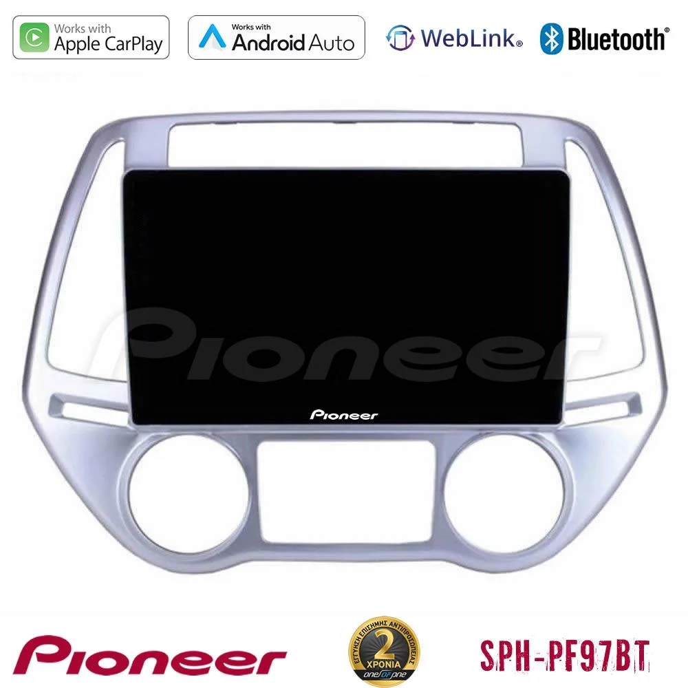 Φωτογραφία προϊόντος: Pioneer SPH-PF97BT Series Hyundai i20 2012-2014 Multimedia Station 9 (Tablet Style) Με Carplay & Android Auto
