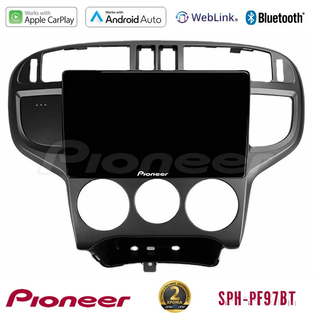 Φωτογραφία προϊόντος: Pioneer SPH-PF97BT Series Hyundai Matrix 2001-2010 Multimedia Station 9 (Tablet Style) Με Carplay & Android Auto
