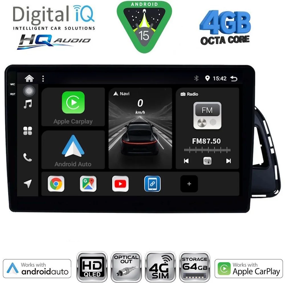 Φωτογραφία προϊόντος: DIGITAL IQ BXK 19015_CPAA (10inc) MULTIMEDIA TABLET for AUDI Q5 mod. 2010-2018