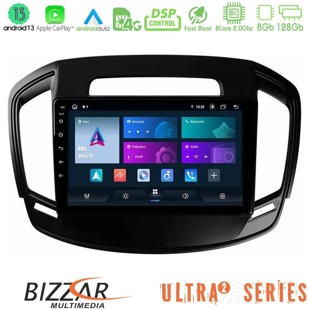 Φωτογραφία προϊόντος: Bizzar ULTRA Series Opel Insignia 2014-2017 8core Android13 8+128GB Navigation Multimedia Tablet 9