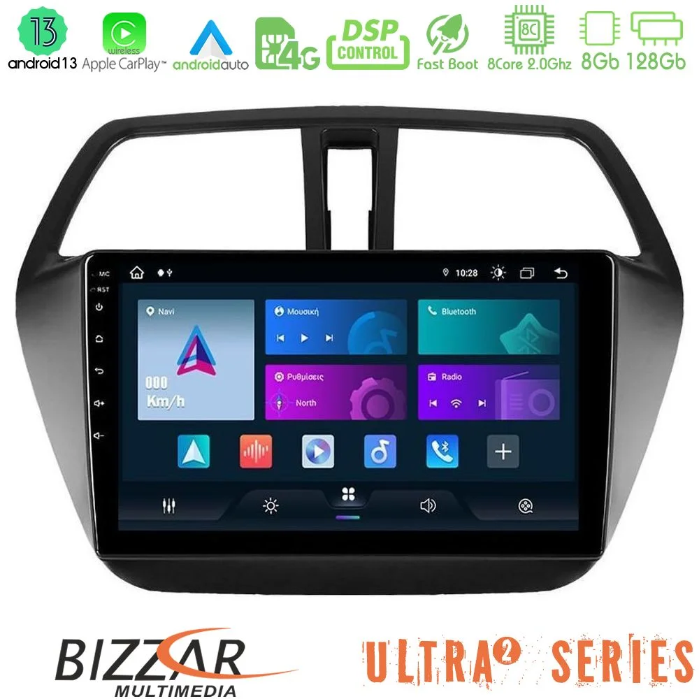 Φωτογραφία προϊόντος: Bizzar Ultra Series Suzuki SX4 S-Cross 8core Android13 8+128GB Navigation Multimedia Tablet 9