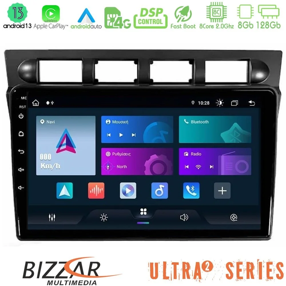 Φωτογραφία προϊόντος: Bizzar Ultra Series Kia Picanto 2004-2007 8core Android13 8+128GB Navigation Multimedia Tablet 9