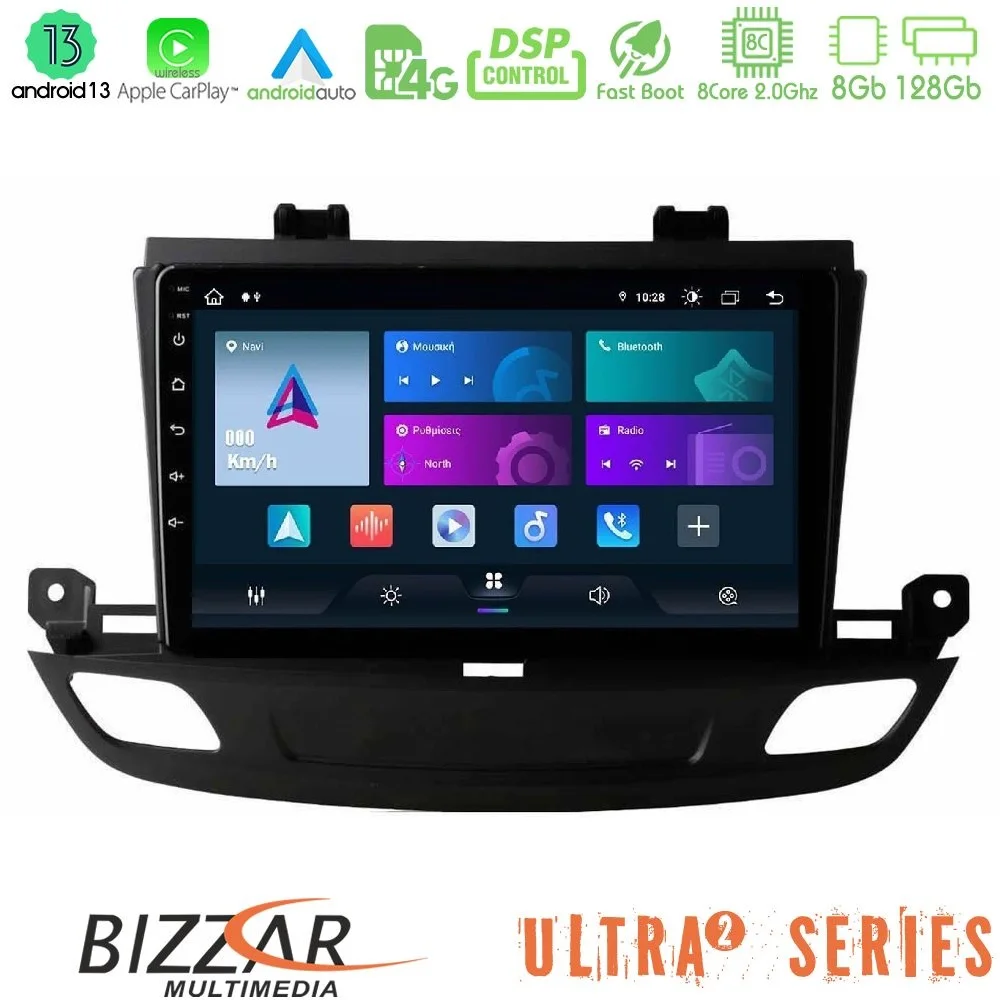 Φωτογραφία προϊόντος: Bizzar Ultra Series Opel Insignia 2 2017-2020 8core Android13 8+128GB Navigation Multimedia Tablet 9