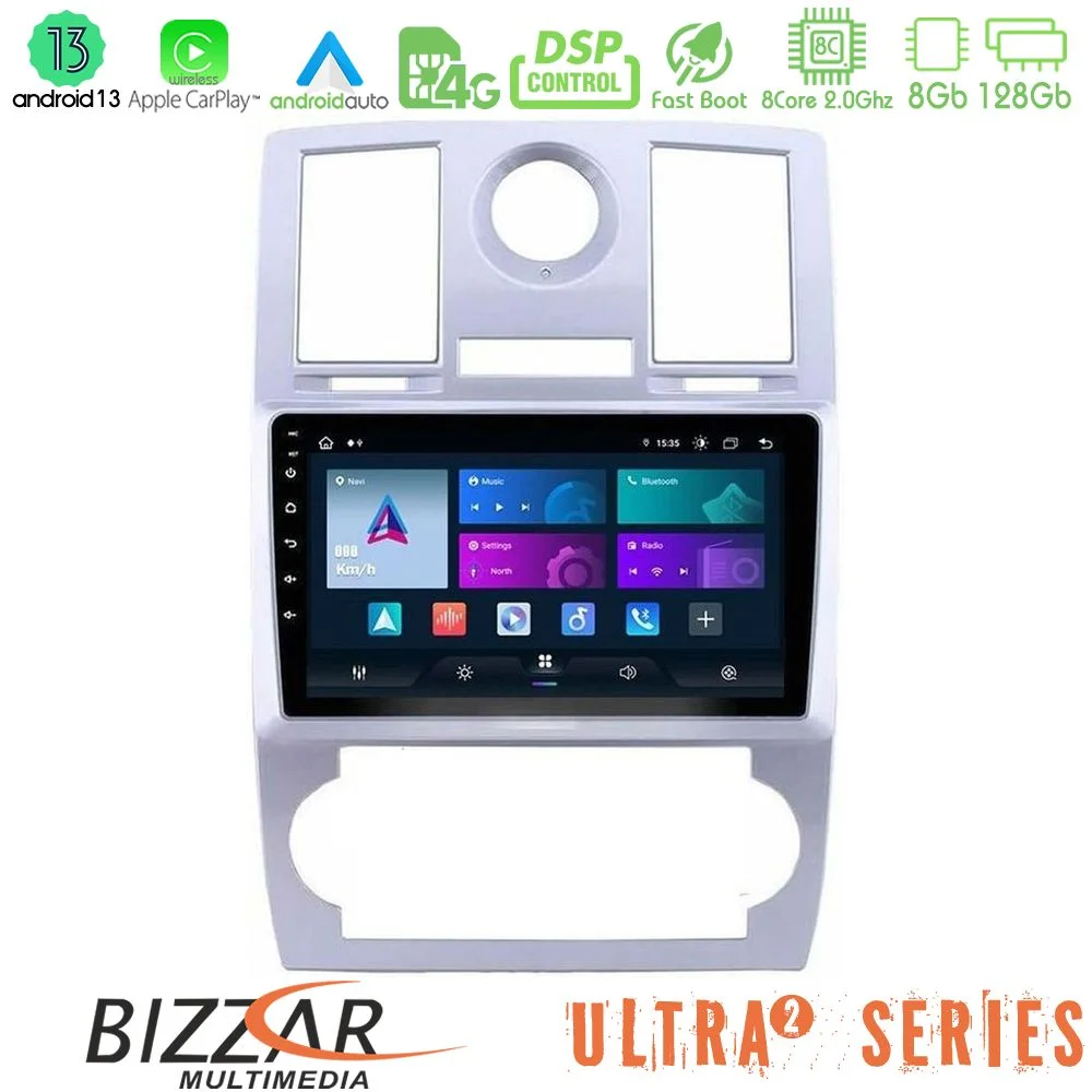 Φωτογραφία προϊόντος: Bizzar Ultra Series Chrysler 300C 8core Android13 8+128GB Navigation Multimedia Tablet 9