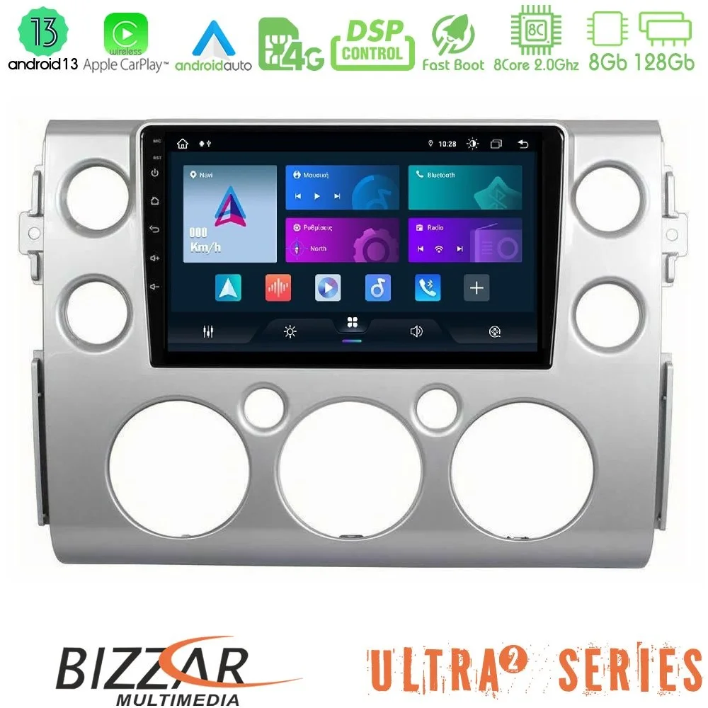 Φωτογραφία προϊόντος: Bizzar Ultra Series Toyota FJ 2007-2014 8core Android13 8+128GB Navigation Multimedia Tablet 9